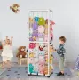 Мобилен органайзер за играчки Wuciray, подвижен органайзер за съхранение на плюшени играчки с 360° , снимка 4