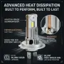 LED крушки H7 с вграден вентилатор LED – T281, снимка 2