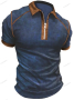 Мъжка поло риза с цип и ревер с къс ръкав, 6цвята , снимка 3