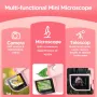 Детски дигитален микроскоп 2MP с 1000x увеличение HD 2-инчов IPS екран, снимка 10