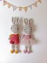 Детска играчка зайче, играчка ръчна изработка, плетени играчки, подарък за дете, снимка 1 - Други - 38887615