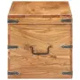 vidaXL Ракла, 90x40x40 см, акациево дърво масив, снимка 2