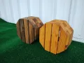 дървени кашпи за цветя саксии осмоъгълни щайги , снимка 9