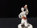 Стар български порцелан фигура танцьор, снимка 1