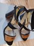 Дамски сандали на ток естествена кожа. , снимка 4