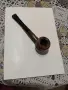Стара дървена лула с рустициран дизайн, снимка 1