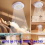 3 безжични LED лампи с дистанционно управление и таймер - КОД 3730 за закъснение 3 COB LED , снимка 7
