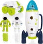 Комплект космическа ракета Science Kidz - Космически играчки за деца на възраст 3, 4, 5 години , снимка 4