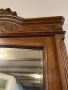 Контрбюфет дресоар Шкаф  и Огледало антикварно Дърворезба , снимка 7
