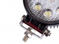 LED халоген кръгъл мощност 27W (3W x 9pcs) лед работна лампа подходящ за кола, мотор атв, бус, карав, снимка 6