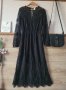 Черна рокля с дантела H&M , снимка 1 - Рокли - 44247087