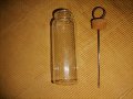 Старо стъклено шишенце за смазване, снимка 1 - Антикварни и старинни предмети - 44349873