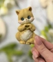 Коте котенце котка със сърце с лапи силиконов молд форма фондан шоколад гипс смола декор, снимка 3