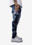 Скъсани дънки - Tie Die Denim Jeans, снимка 3