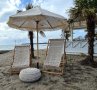 Ръчно плетени столове от макраме тип шезлонг за плаж ,бар , ресторант, снимка 11