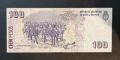 Аржентина.
100 песо. 2003 година., снимка 2