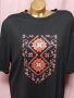 3XL Черна тениска с български мотиви , снимка 2