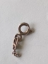 Сребърна карабинка закопчалка 25808, снимка 1