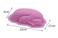 3D Огромна глава мозък силиконова форма молд за кекс желе шоколад торта гипс, снимка 2
