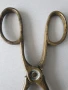 бронзови щипки за въглища 30см/стари метални клещи за камина-печка, снимка 6