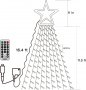 ✨Коледна звезда Витлеем с 243 лампи, 1.80 метра - водоустойчива и слънчеустойчива, снимка 4