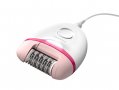 Епилатор Philips Satinelle BRE255/00, 2 скорости, Opti-light, Миеща се глава, снимка 3