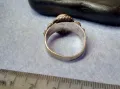 Старинен СКЪПОЦЕНЕН ОСМАНСКИ СРЕБЪРЕН ПРЪСТЕН СРЕБРО ВИСОКА ПРОБА с РЪЧНО ШЛИФОВАН КАРНЕОЛ 47482, снимка 8