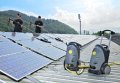 почистване на соларни панели и фотоволтаични централи 