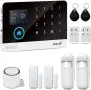 XNY 4G Wi-Fi GSM алармена система с 10 части, Alexa, снимка 1