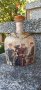 Ръчно декорирана бутилка в стил "винтидж", снимка 1 - Декорация за дома - 42904312