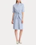 RALPH LAUREN Wilda striped shirt dress, размер 4 (S/M), снимка 3