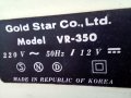 Ретро портативен телевизор ,,Gold Star " mod.VR -350 . Работещ ., снимка 6