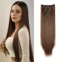 Екстеншън с клипс / треса / треса с клипси / клипс / Удължение за Коса, снимка 7