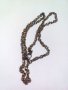 Сребристо метално герданче синджирче красива плетка- 7402, снимка 3