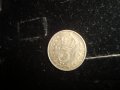 3 пенса 1921 година Крал Джордж V Обединено Кралство Великобритания стара сребърна монета 16673, снимка 1