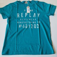 Нови и оригинални тениски Replay размери L и XXL, снимка 4 - Тениски - 30770382