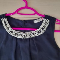 Дамска блуза с перлички, снимка 3 - Ризи - 37467340