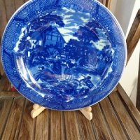 Ironstone China  Blue - Plate  , снимка 1 - Колекции - 31827512