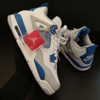 Nike Jordan 4 Retro Military Blue Найк Обувки 43 размер номер Air, снимка 2 - Кецове - 37103393