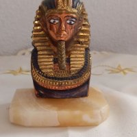 Бронзова статуетка на фараон, снимка 1 - Статуетки - 35083285