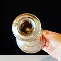 Немски посребрен свещник 20 см. , снимка 3 - Антикварни и старинни предмети - 29223005