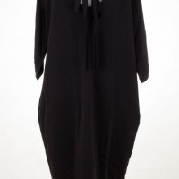 Черна асиметрична рокля марка Tessita - 4XL, снимка 4 - Рокли - 37672788