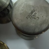 № 6968 лот - 5 броя стари метални чашки - различни видове , снимка 7 - Други ценни предмети - 40594309