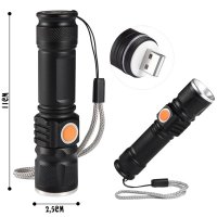 Мощен работен ръчен LED фенер зарядно USB за къмпинг палатка автомобил, снимка 5 - Къмпинг осветление - 29104429