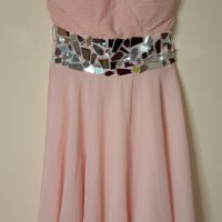 Официална розова рокля , снимка 1 - Рокли - 38990505