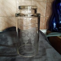 стъклена ваза, снимка 5 - Вази - 30214456