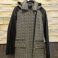 Дамско палто с кожа мл, снимка 1 - Палта, манта - 37978490