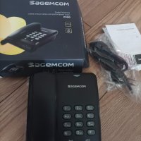 Нов стационарен телефон Sagem, снимка 1 - Стационарни телефони и факсове - 37468466