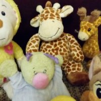 Плюшени играчки - жирафи - мече - еленче - милка крави и др 16бр., снимка 14 - Плюшени играчки - 29335844