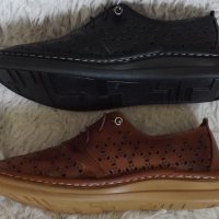 Обувки, естествена кожа, ластични връзки, код 603/ББ1/68, снимка 5 - Дамски ежедневни обувки - 40820449